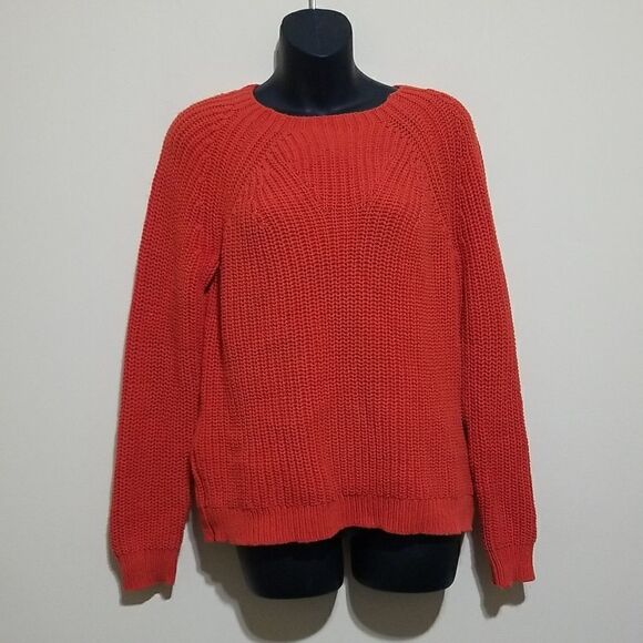 J.CREW Orange Sweater Sz Small - Picture 1 of 6